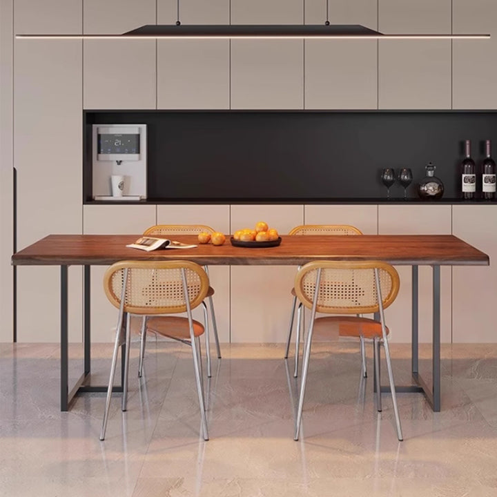MAS-3195 Masdio Industrial Solid Wood Dining Table