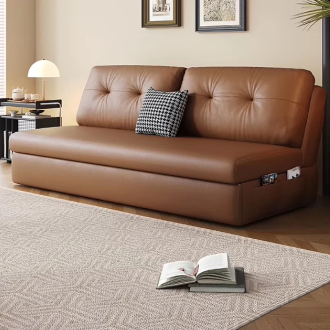 MAS-3196 Masdio Modern Leather Sofa Bed