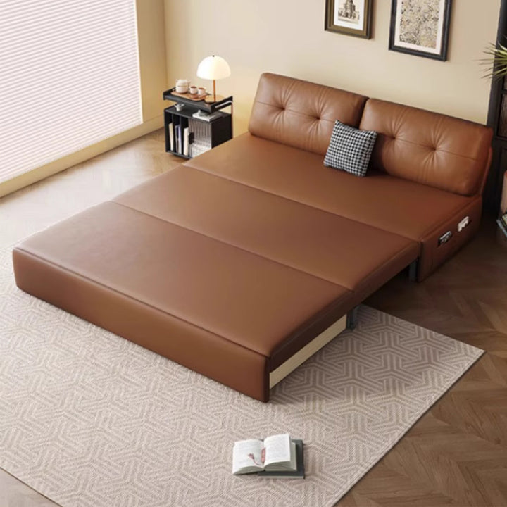 MAS-3196 Masdio Modern Leather Sofa Bed