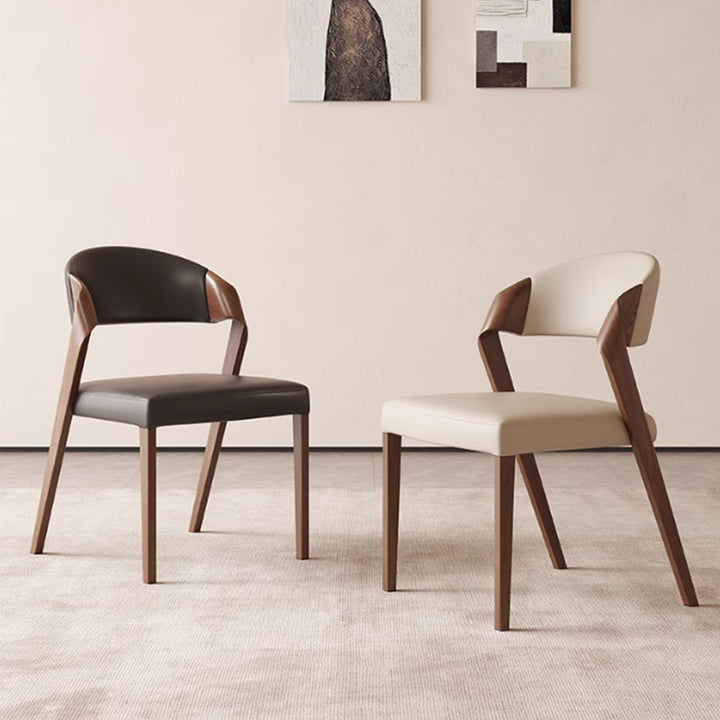 MAS-3208 Masdio Modern Leather Dining Chair (Set of 2)