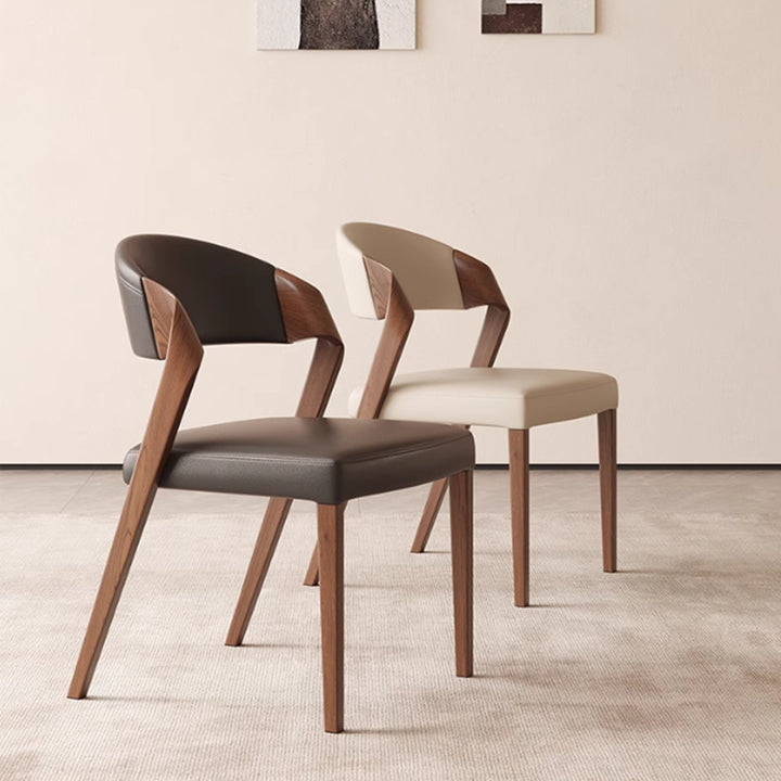 MAS-3208 Masdio Modern Leather Dining Chair (Set of 2)