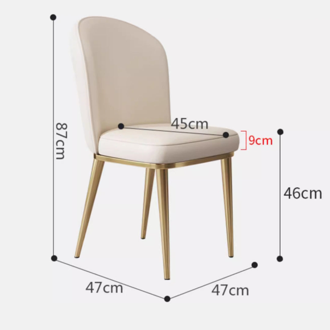 MAS-3219 Masdio Modern Leather Dining Chair