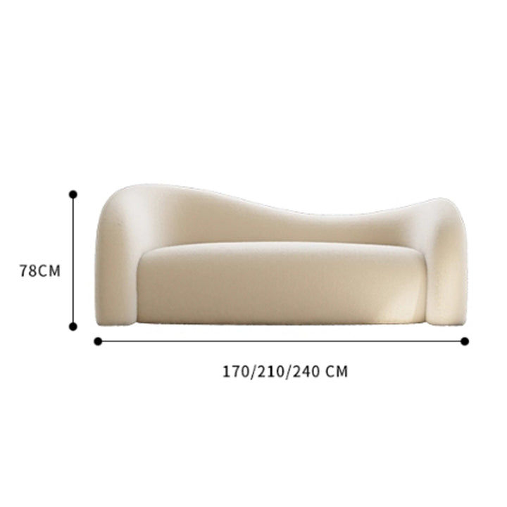 MAS-3232 Masdio Japandi Boucle Sofa