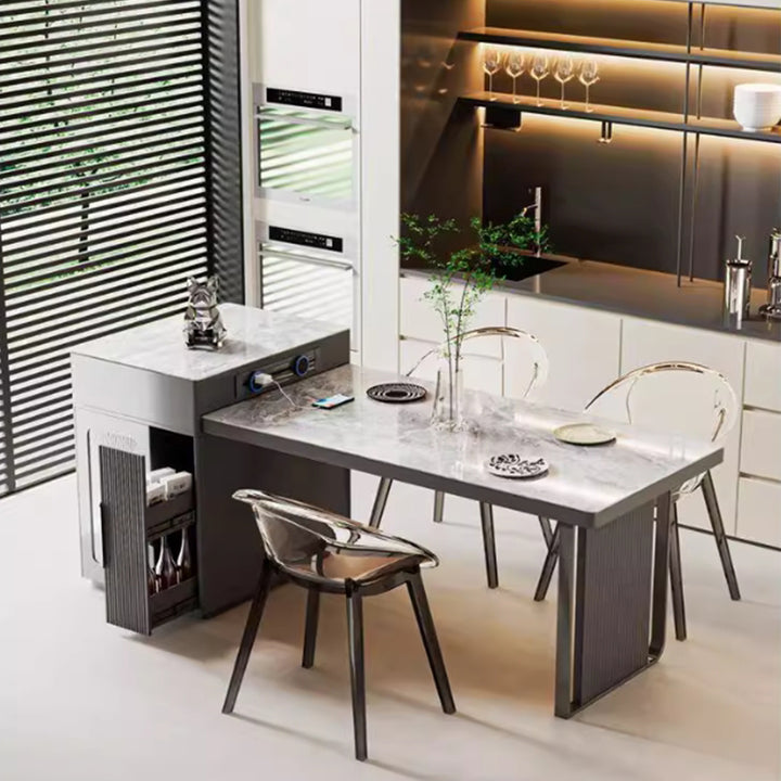 MAS-3235 Masdio Modern Sintered Stone Island Dining Table