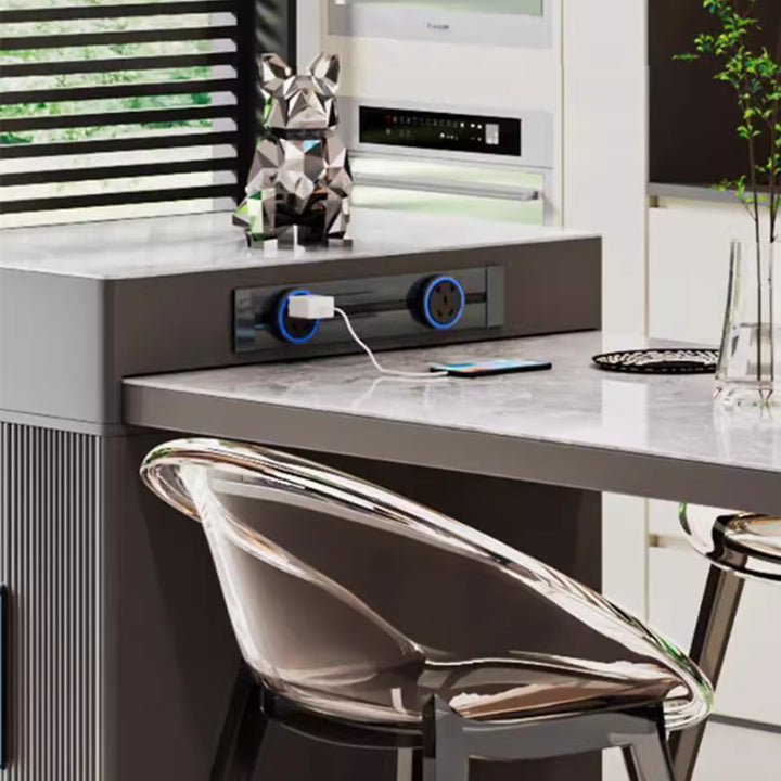 MAS-3235 Masdio Modern Sintered Stone Island Dining Table