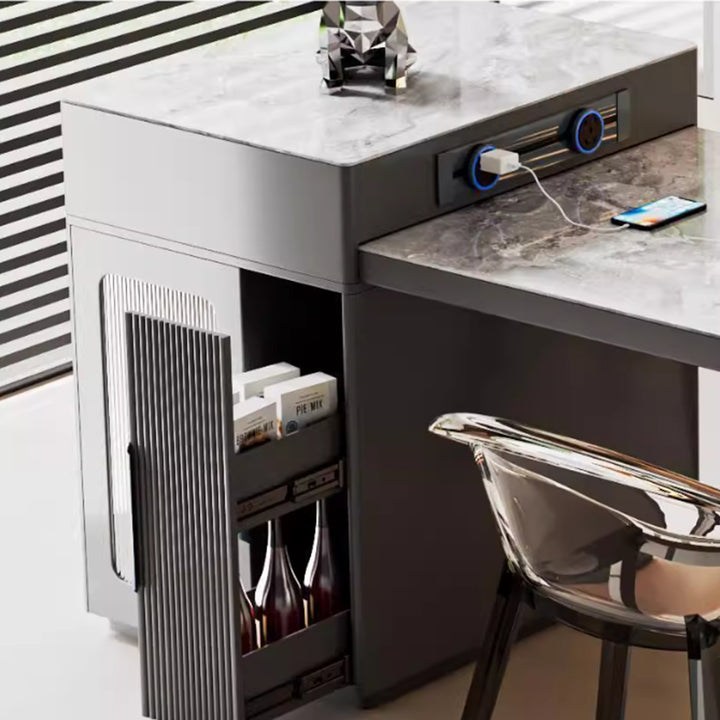 MAS-3235 Masdio Modern Sintered Stone Island Dining Table