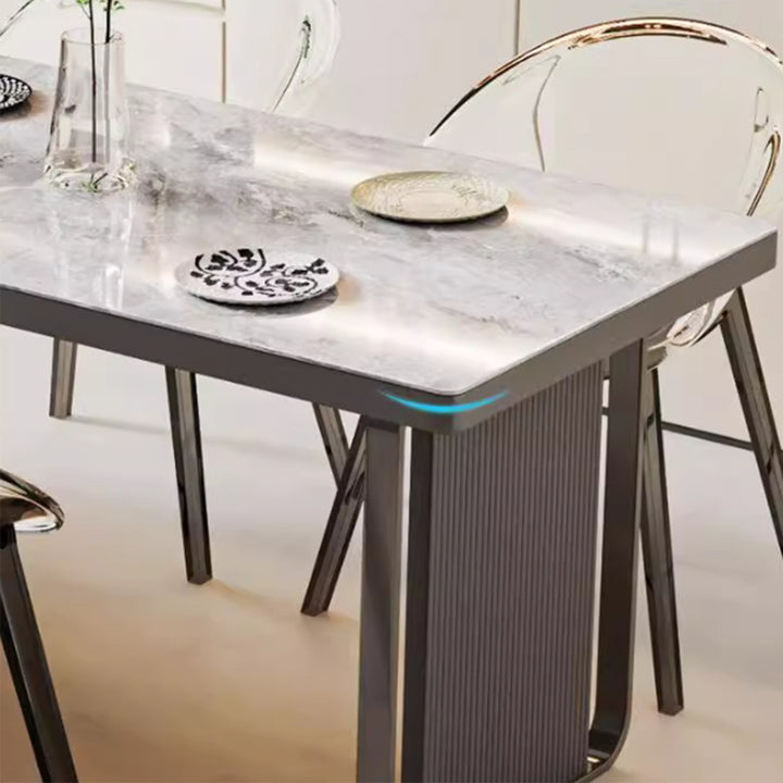MAS-3235 Masdio Modern Sintered Stone Island Dining Table