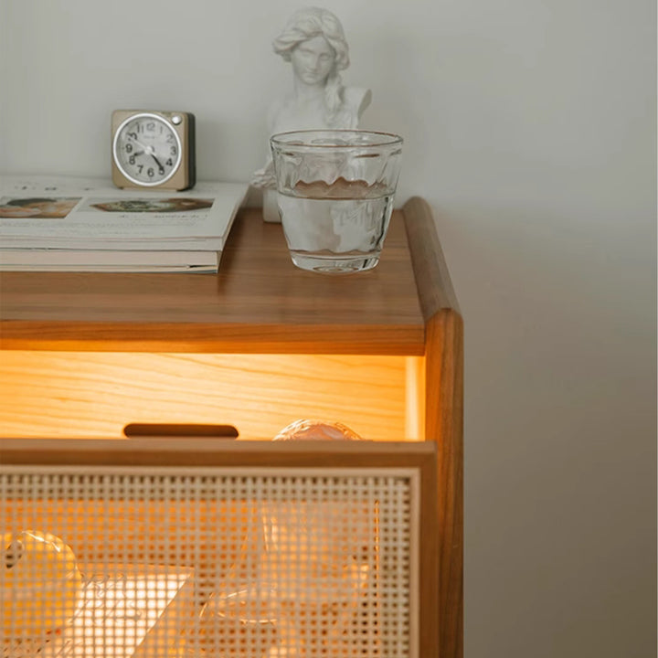 MAS-3248 Masdio Rustic Bedside Table