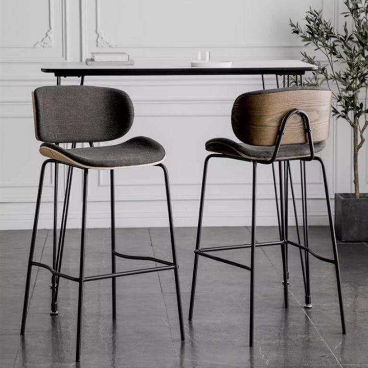 MAS-3254 Masdio Modern Leather Bar Chair