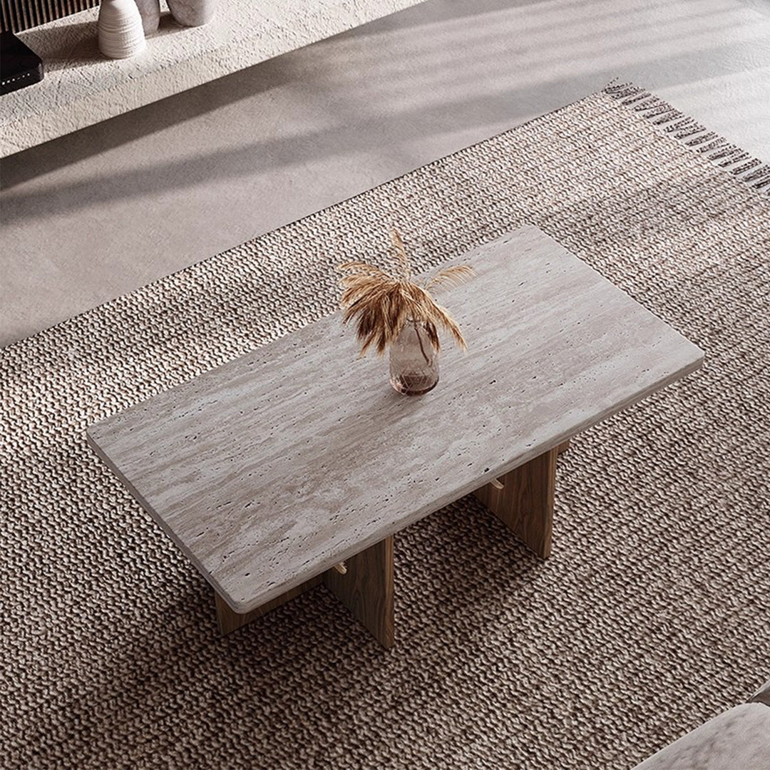 MAS-3255 Masdio Wabi Sabi Travertine Coffee Table