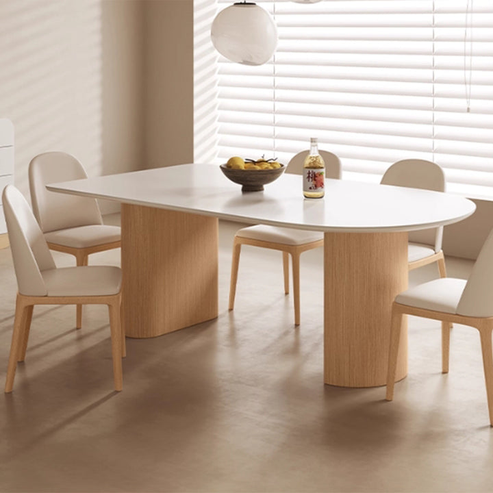 MAS-3258 Masdio Japandi Solid Wood Dining Table