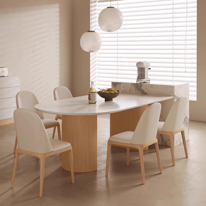 MAS-3258 Masdio Japandi Solid Wood Dining Table