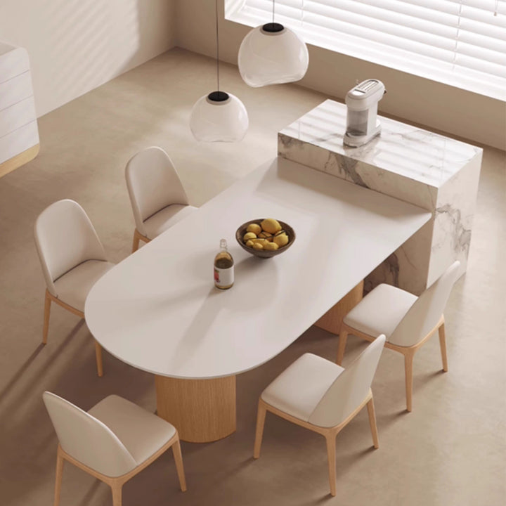 MAS-3258 Masdio Japandi Solid Wood Dining Table