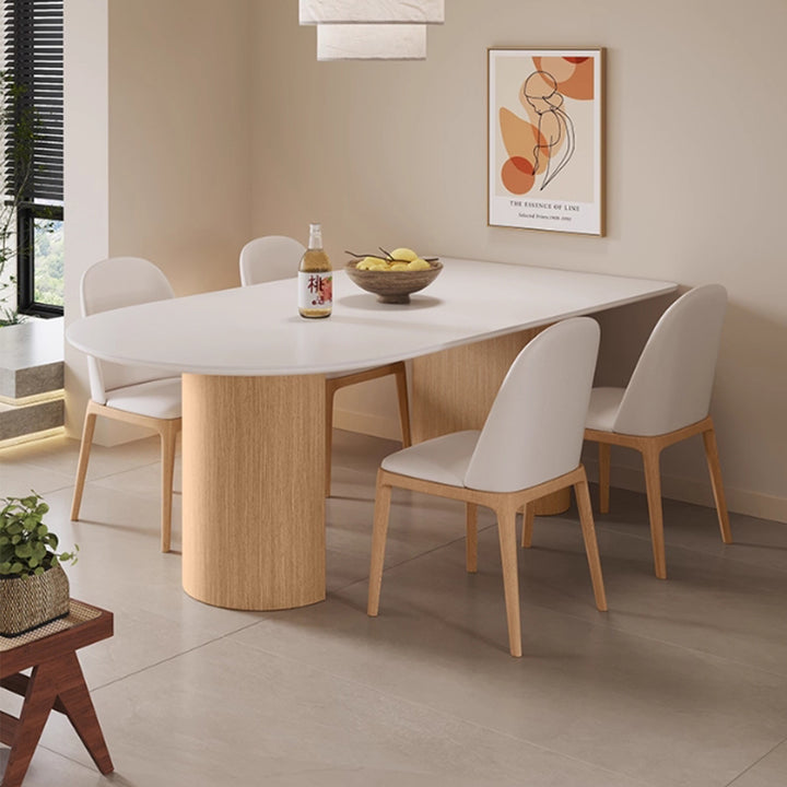 MAS-3258 Masdio Japandi Solid Wood Dining Table