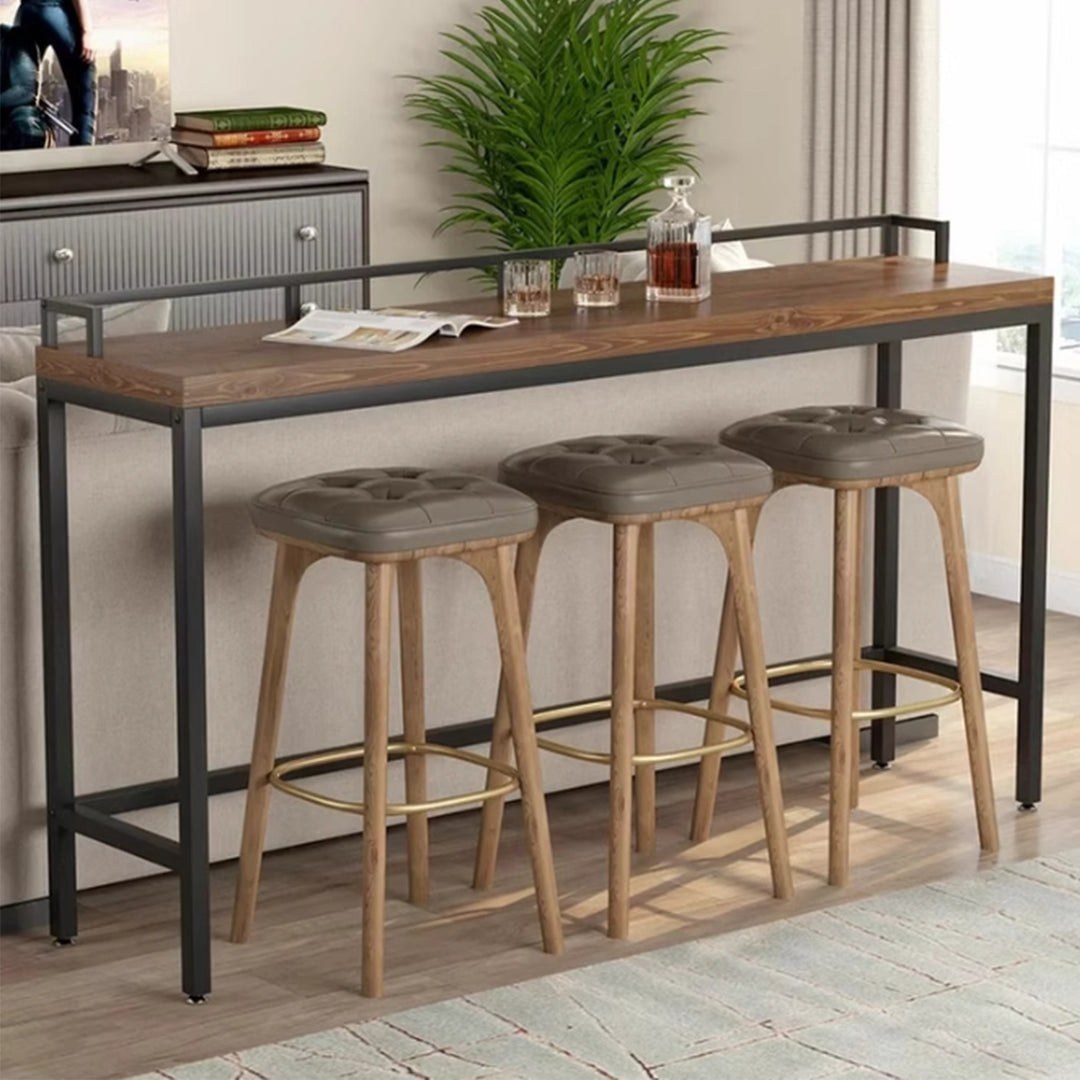MAS-3265 Masdio Industrial Solid Wood Bar Table