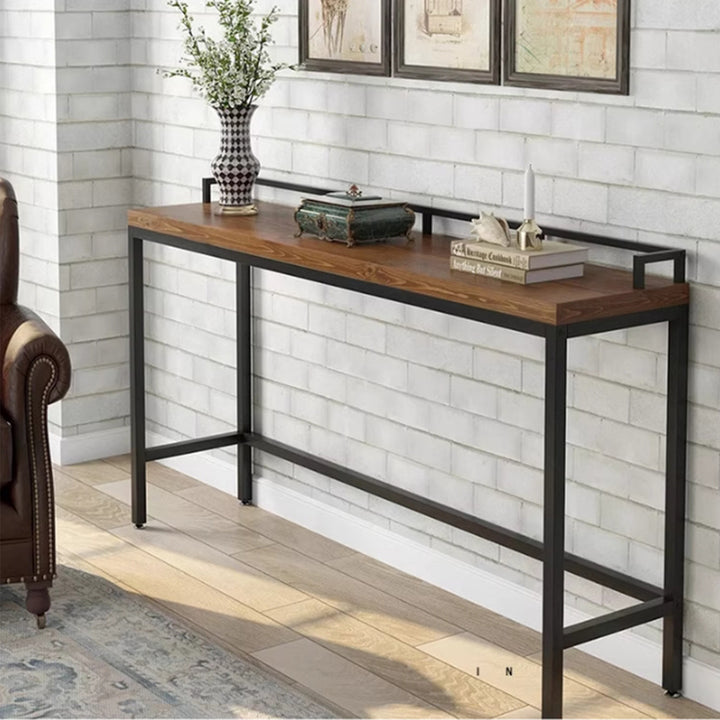 MAS-3265 Masdio Industrial Solid Wood Bar Table