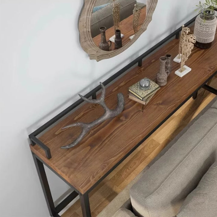 MAS-3265 Masdio Industrial Solid Wood Bar Table