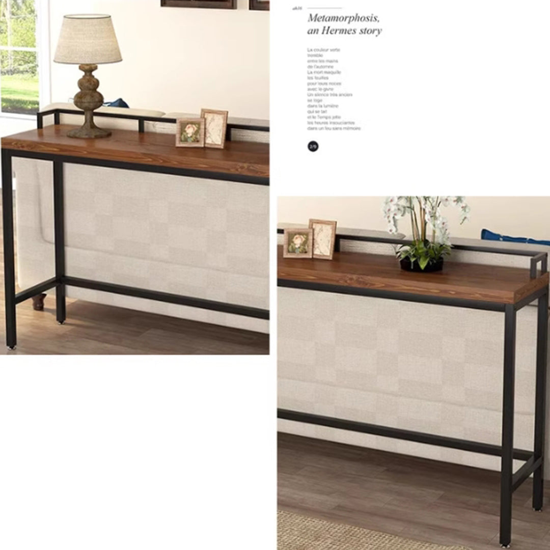 MAS-3265 Masdio Industrial Solid Wood Bar Table