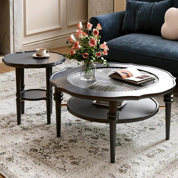 MAS-3269 Masdio Solid Wood Round Coffee Table