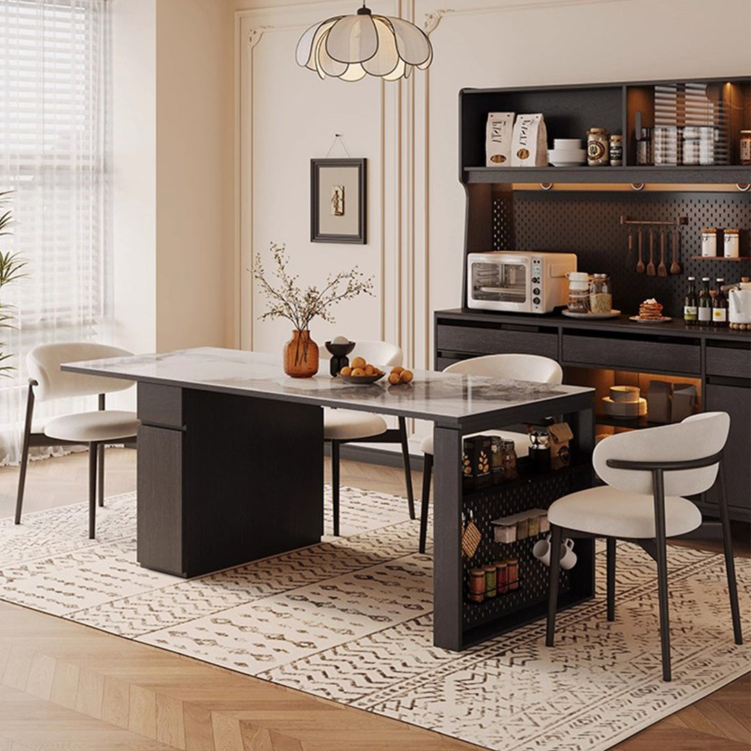 MAS-3285 Masdio Modern Extendable Sintered Stone Dining Table