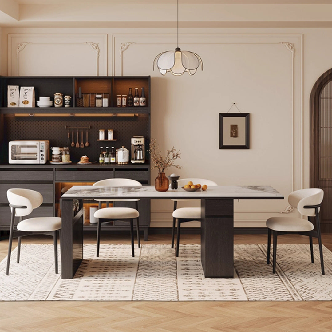 MAS-3285 Masdio Modern Extendable Sintered Stone Dining Table