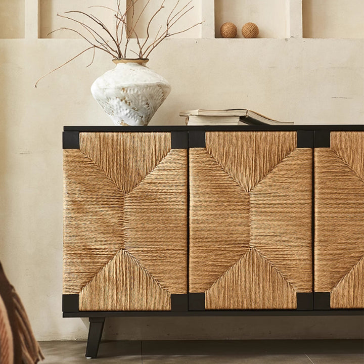 MAS-3296 Masdio Wabi-Sabi Style Solid Wood Sideboard