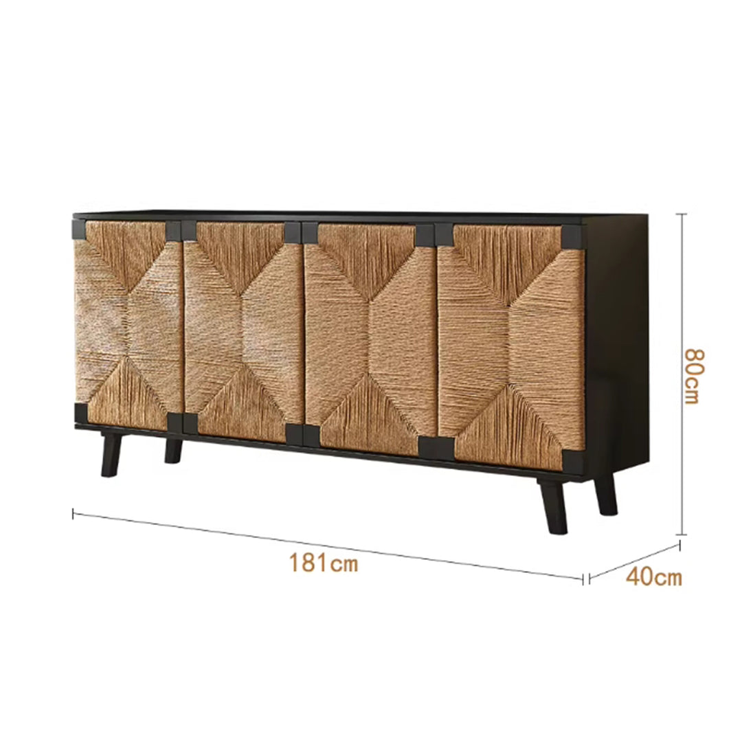 MAS-3296 Masdio Wabi-Sabi Style Solid Wood Sideboard