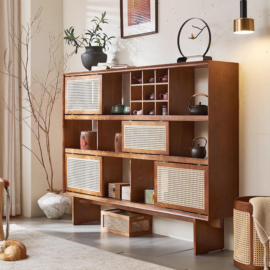 MAS-3297 Masdio Solid Wood Display Cabinet