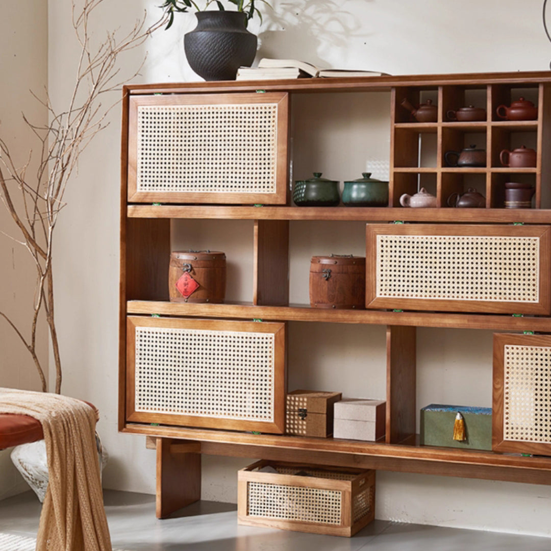 MAS-3297 Masdio Solid Wood Display Cabinet