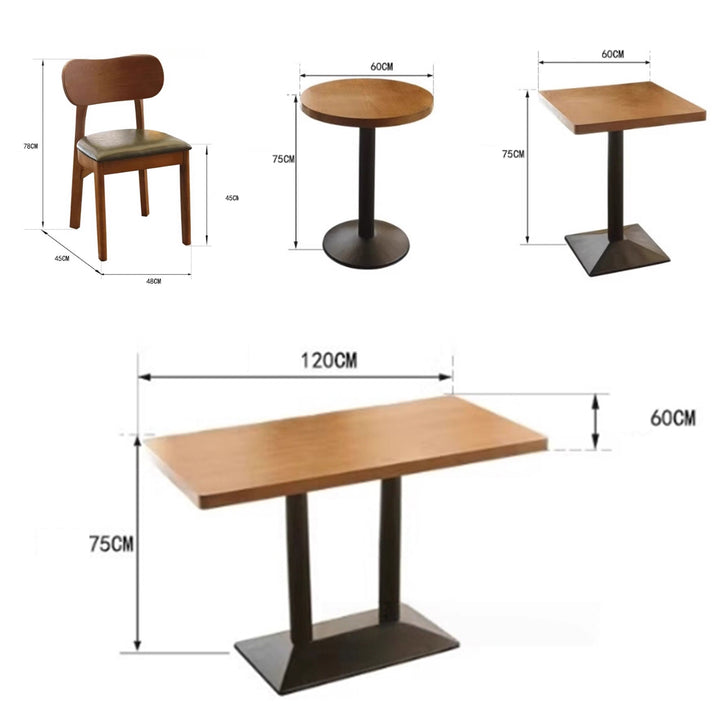 MAS-3299 Masdio Cafe Table Restaurant Table