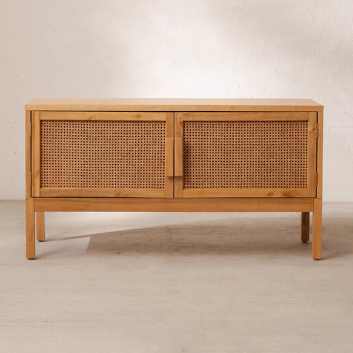 MAS-3309 Masdio Solid Wood Rattan TV Console