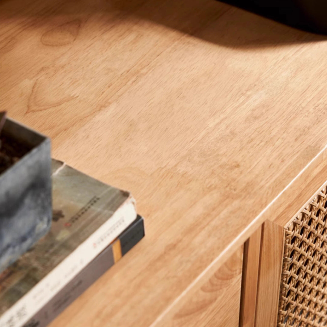 MAS-3310 Masdio Solid Wood Rattan Sideboard
