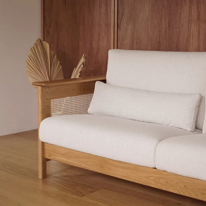 MAS-3317 Masdio Solid Wood Rattan Sofa