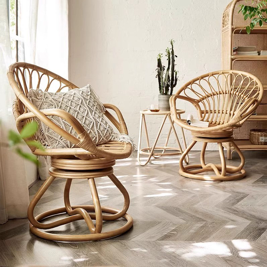 MAS-3338 Masdio Rattan Swivel Chair