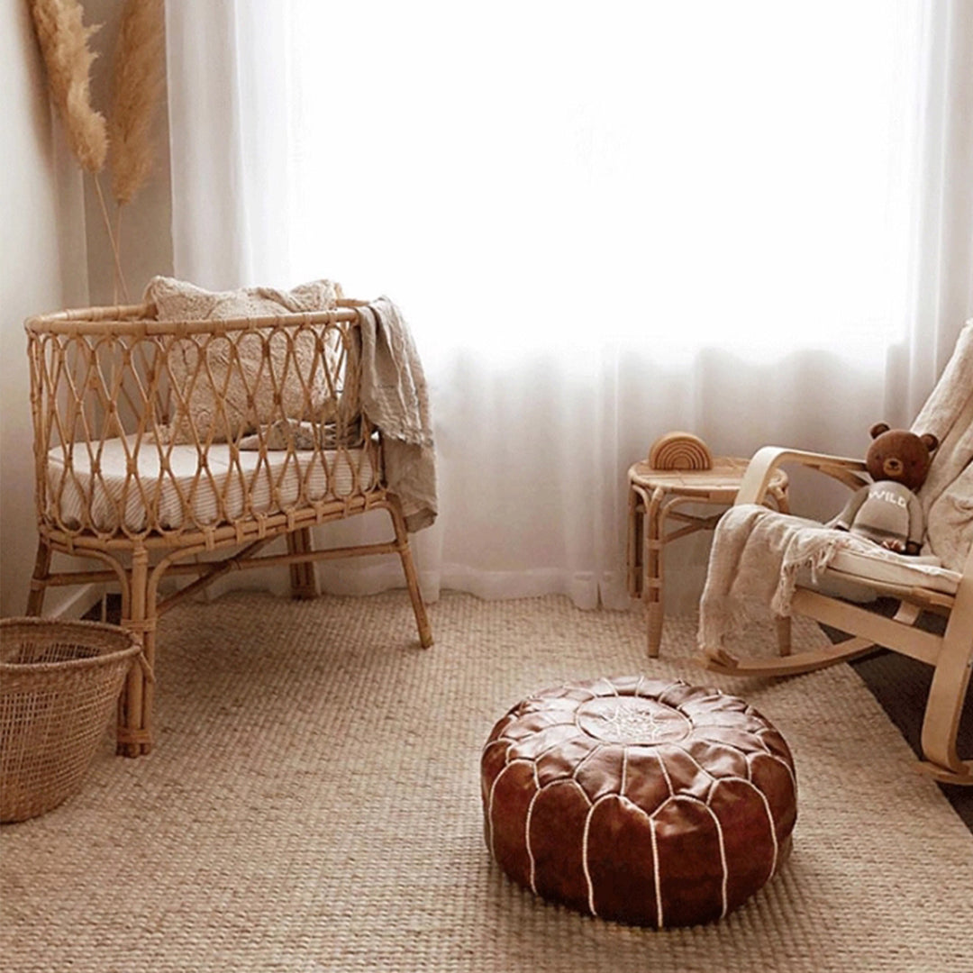 MAS-3340 Masdio Rattan Baby Cot