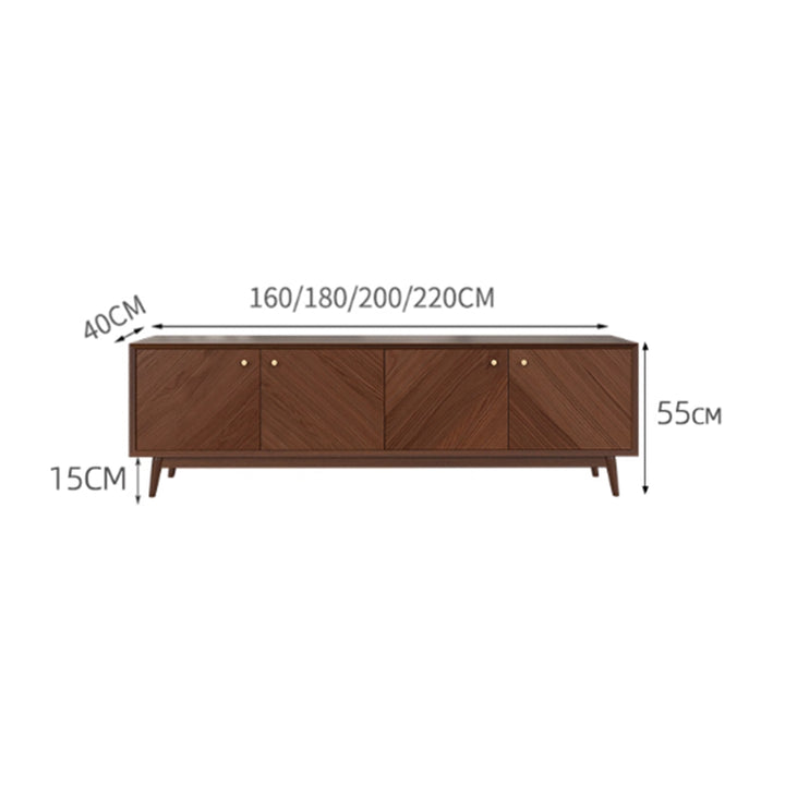 MAS-3344 Masdio Modern Solid Wood TV Console