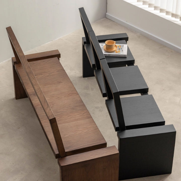 MAS-3345 Masdio Modern Foldable Solid Wood Bench