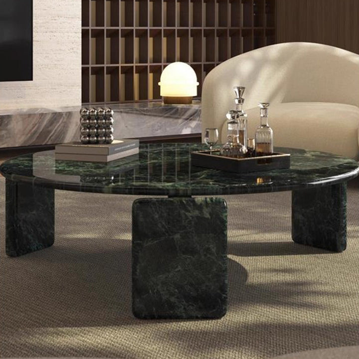 MAS-334 Masdio Modern Round Marble Coffee Table