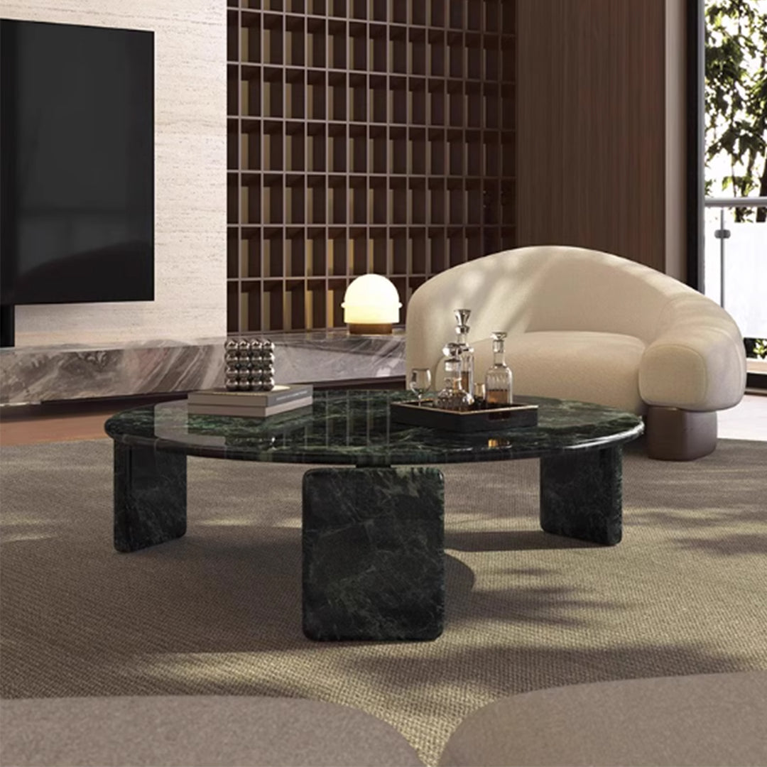MAS-334 Masdio Modern Round Marble Coffee Table