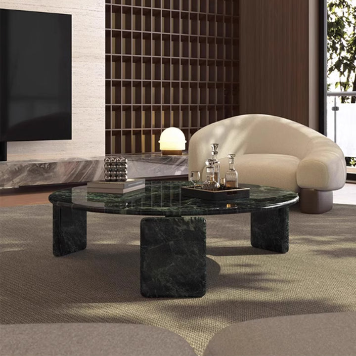 MAS-334 Masdio Modern Round Marble Coffee Table