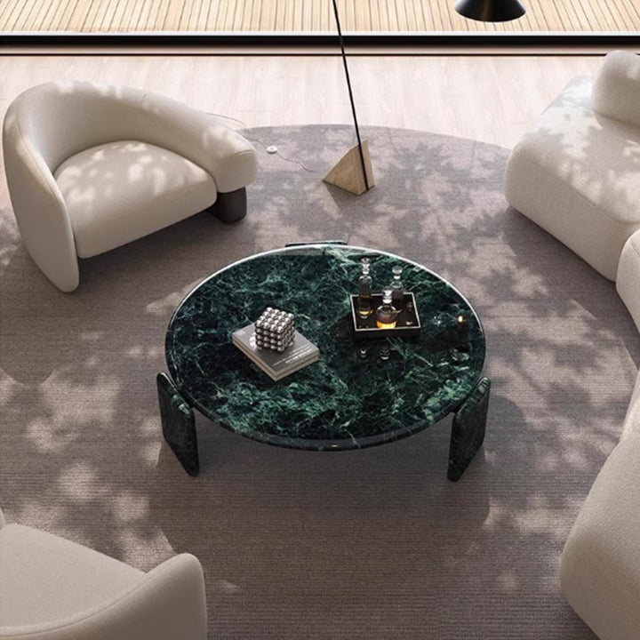 MAS-334 Masdio Modern Round Marble Coffee Table