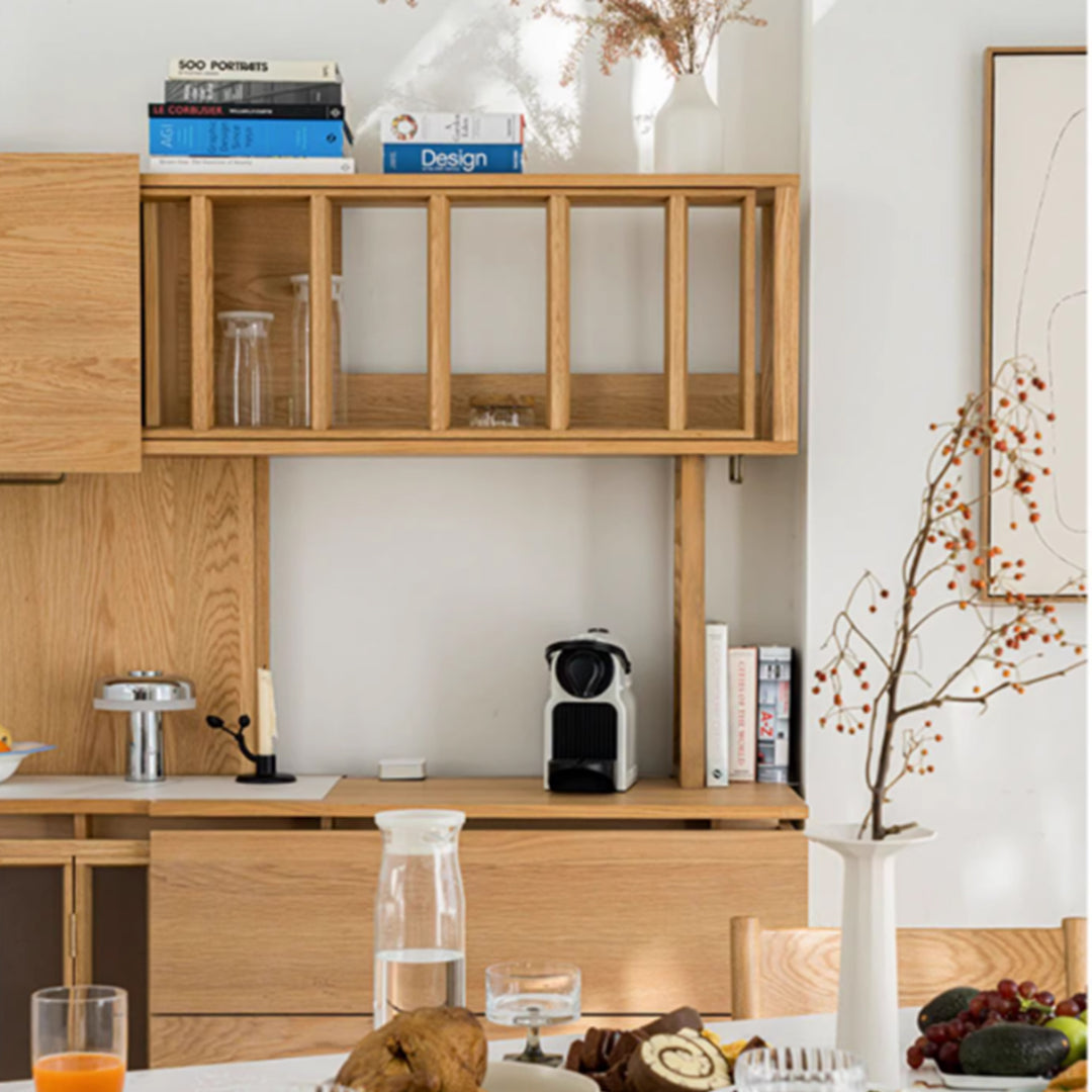 MAS-3351 Masdio Japandi Solid Wood Kitchen Cabinet