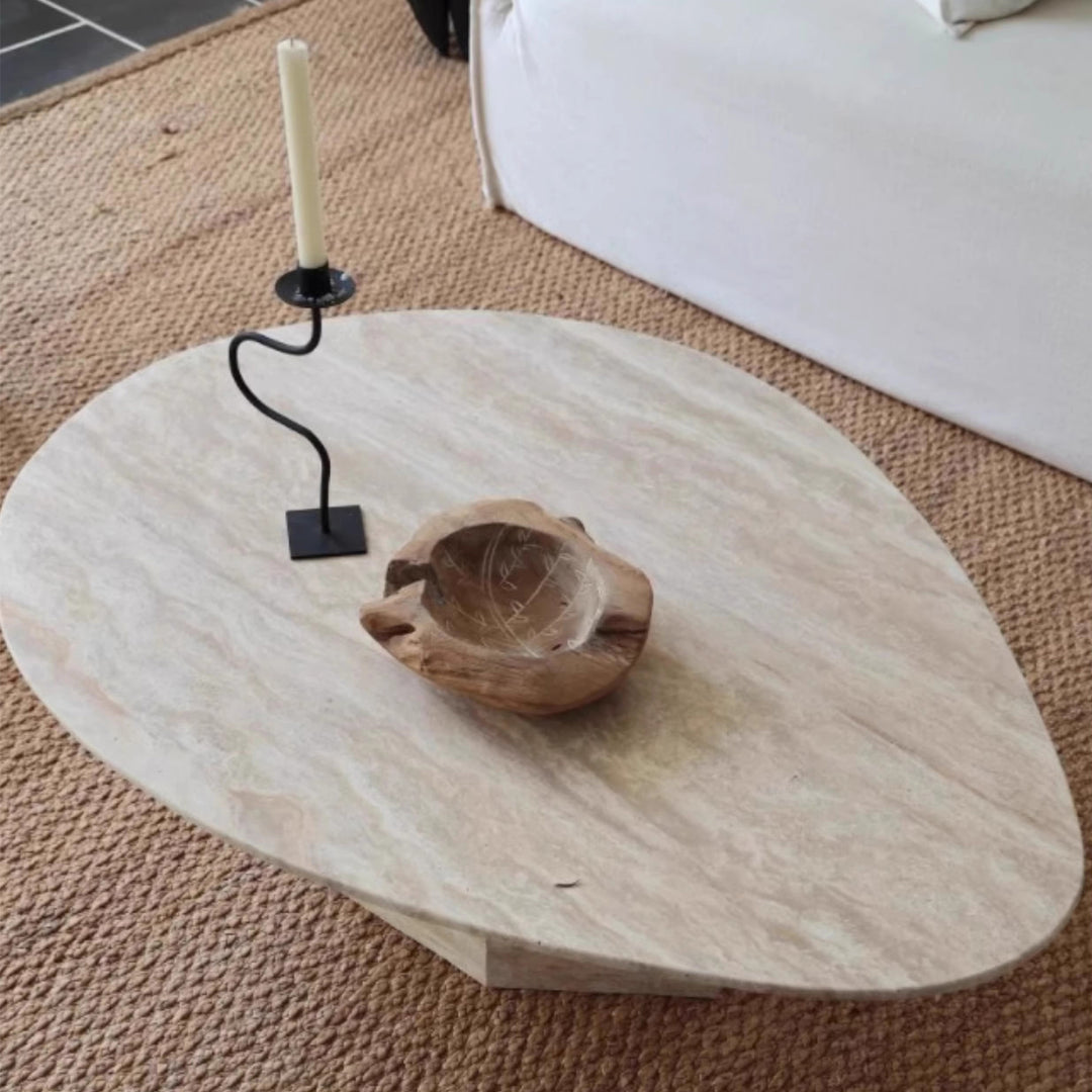 MAS-3353 Masdio Modern Travertine Coffee Table