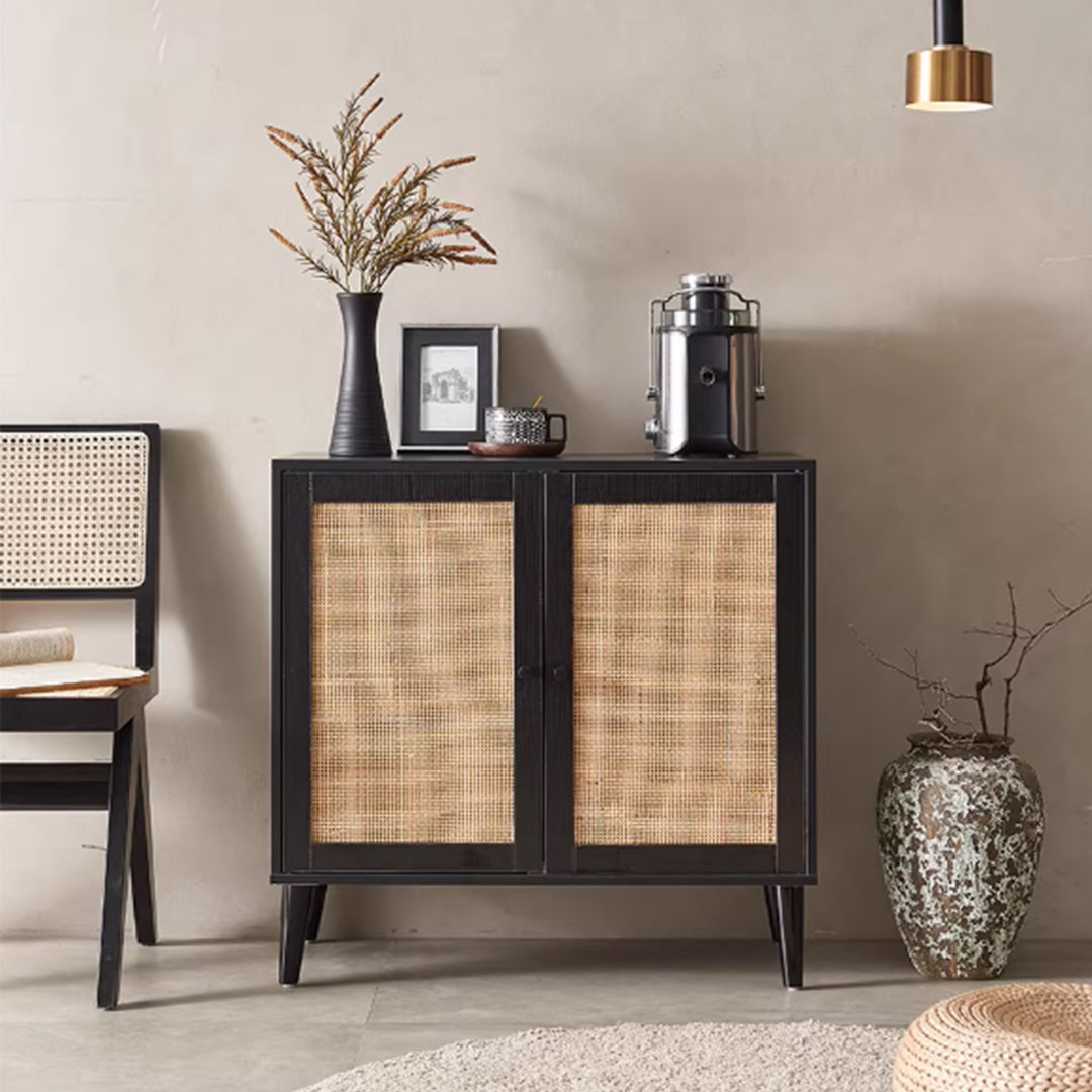 MAS-3360 Masdio Black Rattan Sideboard