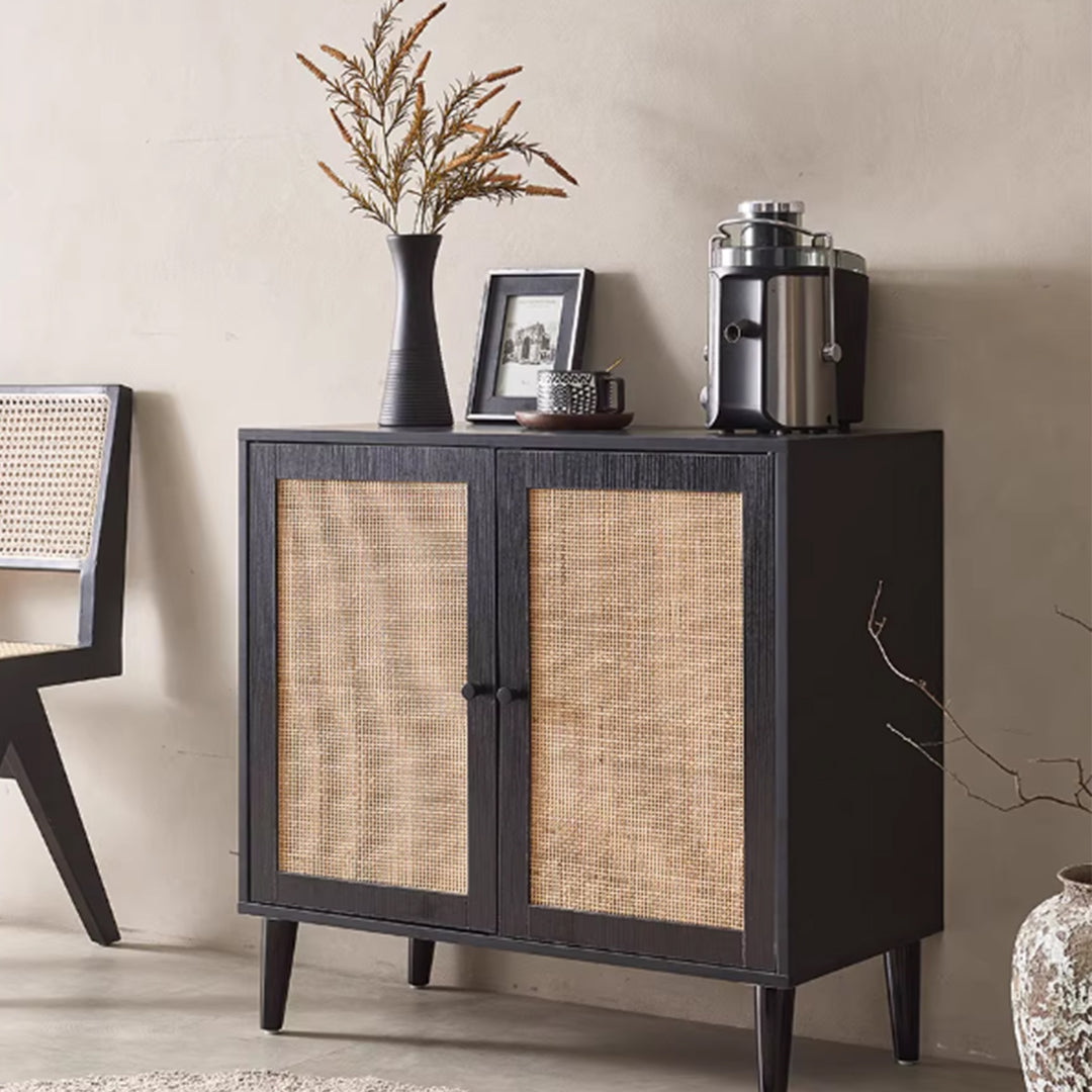 MAS-3360 Masdio Black Rattan Sideboard
