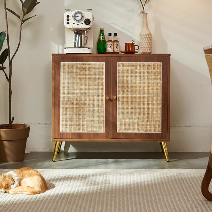 MAS-3360 Masdio Black Rattan Sideboard