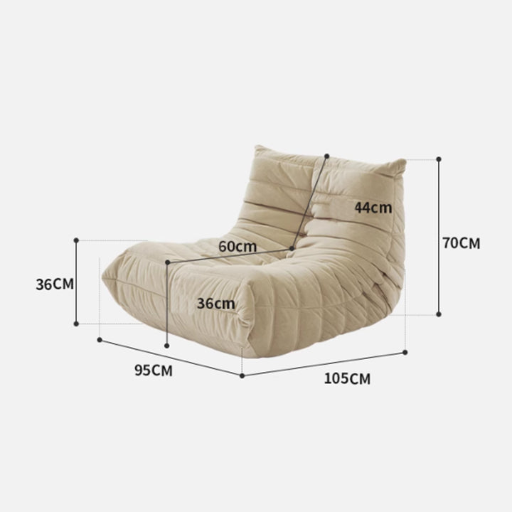 MAS-3364 Masdio Modern Caterpillar Lazy Sofa