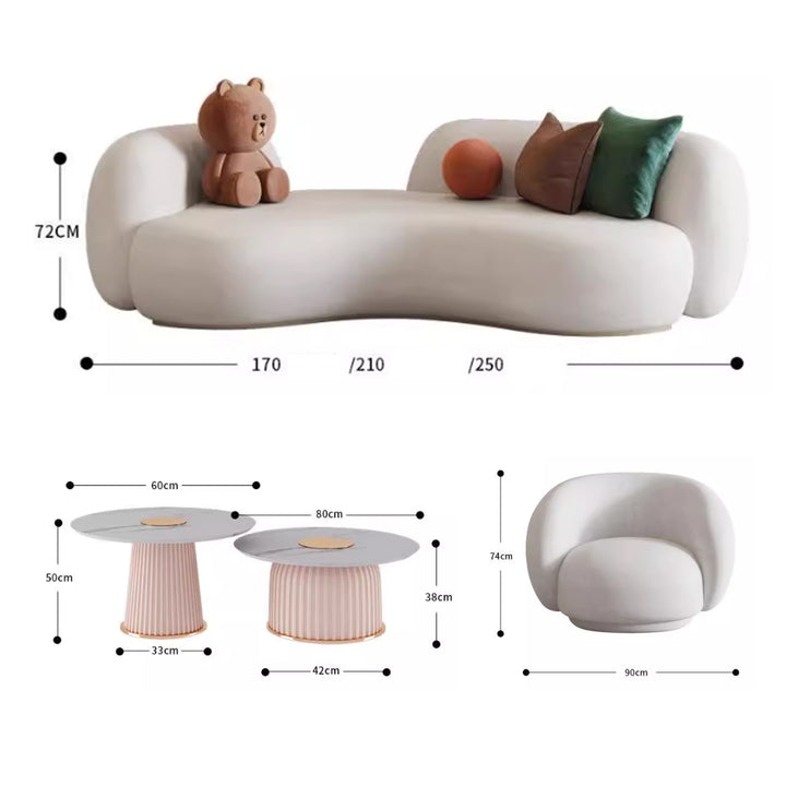 MAS-3365 Masdio Modern Cloud Sofa