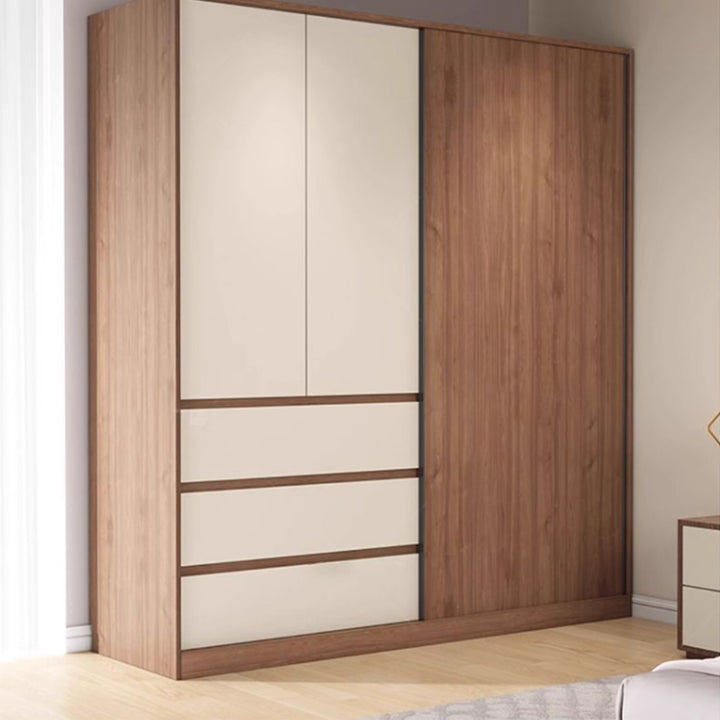 MAS-3366 Masdio Modern Solid Wood Wardrobe
