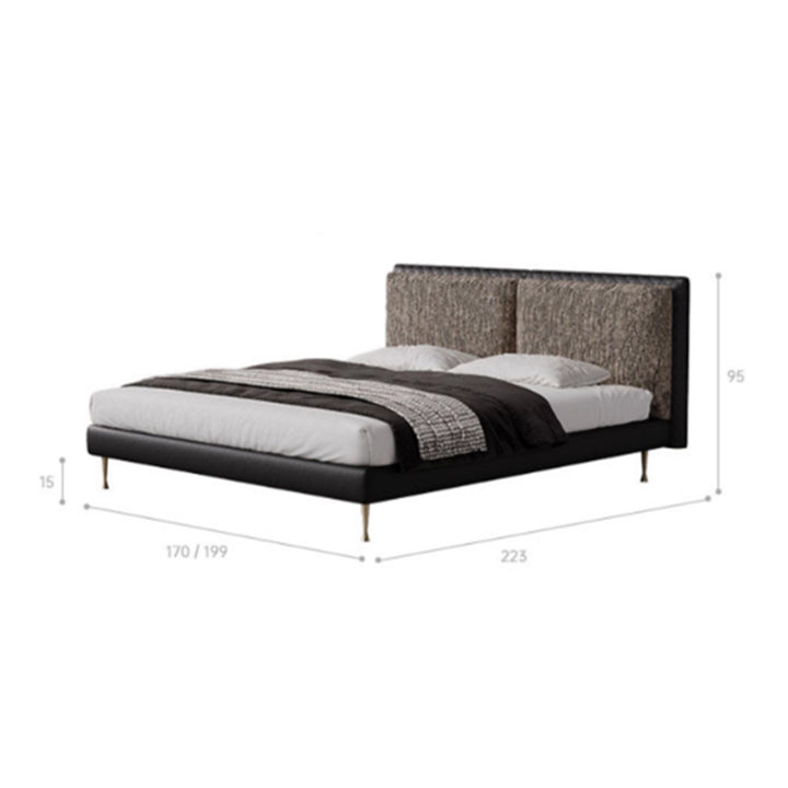 MAS-3367 Masdio Modern Leather Bedframe